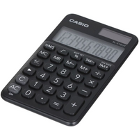 CASIO POCKET CALCULATOR SL-310UC-BK BLACK, 10-DIGITAL DISPLAY