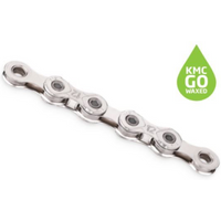 KMC Chain X12 126 Links Silver Box Wax