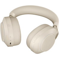 Jabra Evolve2 85 UC Stereo Link380c Over-Ear Headphones, Beige