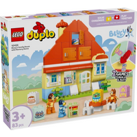 LEGO DUPLO Bluey 10459 Blue's Family House with Memory Game