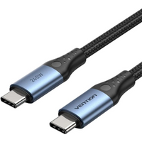 USB-C to USB-C Vention USB 2.0 Cable 5A 240W 1m Black