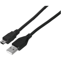 GEMBIRD CCP-USB2-AM5P-6 cable (USB M - Mini USB M; 1.8m; black)