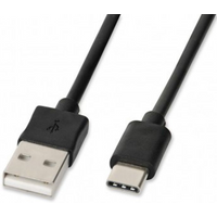 IBOX USB TYP-C cable, 2A 1M IKUMTC (USB 2.0 type AM - USB type CM; 1m; black)