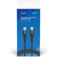SAVIO CABLE USB TYPE C - USB TYPE C 5A, 2M CL-160