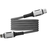 Havit Magnetic Type C to Lightning Cable (Black)