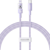 Baseus Gem USB C-IP Cable 20W 1m (Purple)