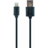 GEMBIRD CC-USB2-AMLM-1M Cable (USB 2.0 M - Lightning M; 1m; black)