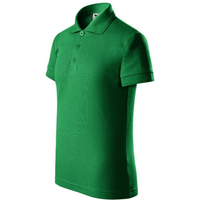 Kids Pique Polo Shirt (Grass Green)