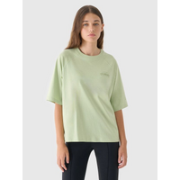Women's oversize printed T-shirt 4F 4FRAW24TTSHF2583-43S