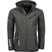 Geographical Norway Royaute ASSOR B MEN 068 M WW1975H/GN/Dark Gray / Black softshell jacket