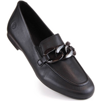 Comfortable leather shoes with a chain Remonte W RKR645, black