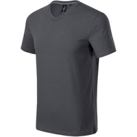 Malfini Action V-neck M MLI-70083 light anthracite T-shirt