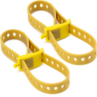 Qunature fastening straps 2 pcs 46cm yellow