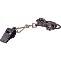 BEST SPORTING BLACK PLASTIC WHISTLE