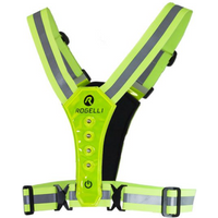 Rogelli fluorescent LED reflective vest