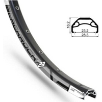 Rim RODI BLACKROCK 29'' 622x23 black 32 holes