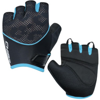 CHIBA LADY GEL gloves Black and turquoise XS