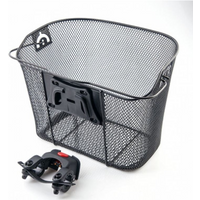 Front click basket black 175009