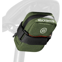 Rockbros bicycle saddle bag green 0.35l