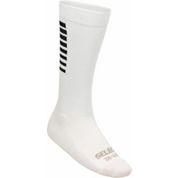 SELECT white long soccer training socks