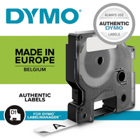 DYMO D1 ribbon 9mmx7m black/white S0720680 (9 mm)