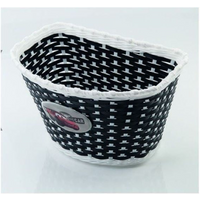 Bicycle basket - plastic front black cars