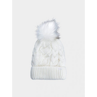 Girls' winter hat 4F Junior 4FJWAW24ACAPF421-11S