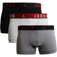 Air Jordan Flight Cotton Core Boxer 3-pack Grey/Black/White men's boxer shorts - JM0693-F66