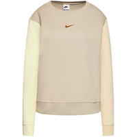 Women's Nike Swoosh Beige Sports Sweatshirt - DJ4411-210