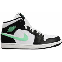 Air Jordan 1 Mid Green Glow White Men's Sneakers - DQ8426-103