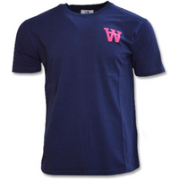 Women's Wood Wood Ace AA T-shirt Navy - 10235702-2222-Navy