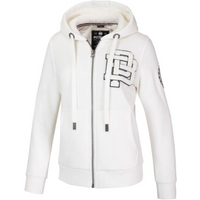 Women's insulated zip-up hooded sweatshirt, white Pit Bull Sherpa Ruffina - 184011000200