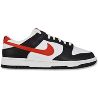 Nike Dunk Low Retro Men's Sneakers Black/White/Red - FB3354-001