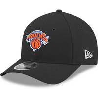 New Era 9FORTY New York Knicks NBA Team M-Crown Black Snapback Cap - 60755480