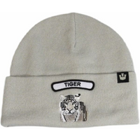 Goorin Bros. Soft Rock Tiger Beanie Silver Wool Winter Hat - 107-1798-SIL