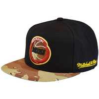 Mitchell & Ness NBA HWC Houston Rockets Choco Camo Cap - HHSS1101-HROYYPPPBLCK
