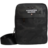 Aeronautica Militare Fly Camo Black Men's Shoulder Bag - AM-361
