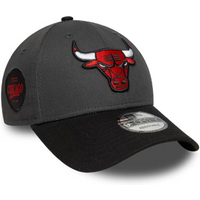New Era 9FORTY NBA Chicago Bulls Sidepatch Charcoal Cap - 60758984