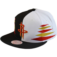 Mitchell & Ness NBA Diamond Cut Houston Rockets Cap - HHSS1093-HROYYPPPBKWH