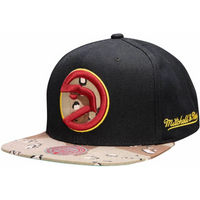 Mitchell & Ness NBA HWC Atlanta Hawks Choco Camo Cap - HHSS1101-AHAYYPPPBLCK