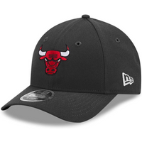 New Era 9FORTY Chicago Bulls NBA Team M-Crown Black Snapback Cap - 60755469