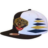 Mitchell & Ness NBA Diamond Cut New Orleans Pelicans Cap - HHSS1093-NOPYYPPPBKWH