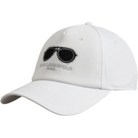 Karl Lagerfeld Paris Cap with Strapback Glasses White - L5WH7946-wht