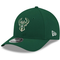 New Era 9FORTY Milwaukee Bucks NBA Team M-Crown Dark Green Snapback Cap - 60755461
