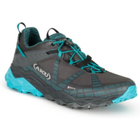 Aku women's Flyrock Gore-tex trekking sports shoes durable gray blue