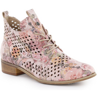 Women's ankle boots with openwork flowers, multicolor Potocki SZ12091