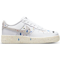 Women's Nike Air Force 1 LOW LV8 3 GS White Sneakers - DJ2598-100