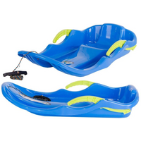 PLASTIC SLIDE WITH BRAKES RACE S BLUE
