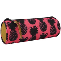 Incod School Pencil Case. Tube, Pineapple School Bag - 0009-0050