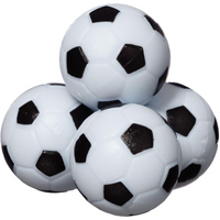 SET OF FOOTBALL BALLS, DIAMETER 36MM, 4 PCS